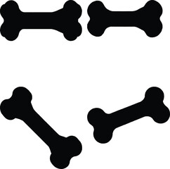 Dog Treat Silhouette Icon