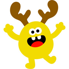 Obraz premium Christmas Monsters 