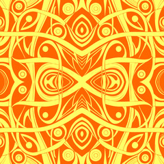 simple seamless abstract yellow orange pattern, texture