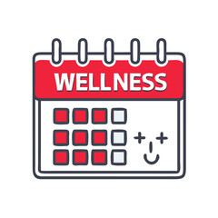 Wellness Calendar Icon