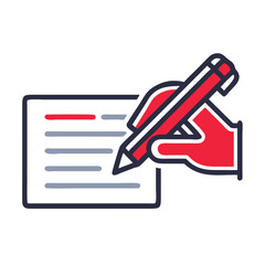 Writing Hand Icon