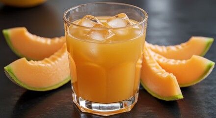 Cantaloupe juice drink
