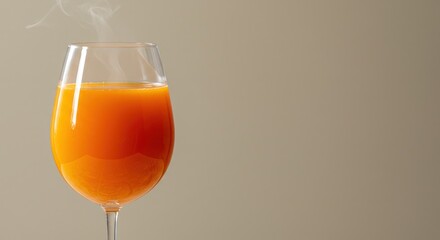 Orange juice in a glass