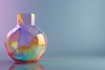 Transparent Glass Vase