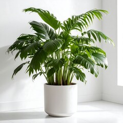 Obraz premium Lush indoor plant in a modern pot