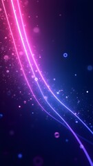 Cutting-Edge UI/UX Backgrounds, Modern Interfaces,Futuristic Elegance in Every Pixel,Ultra-HD Tech Aesthetic for Next-Gen Designs,Digital blue and purple particles wave and light abstract background