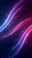Cutting-Edge UI/UX Backgrounds, Modern Interfaces,Futuristic Elegance in Every Pixel,Ultra-HD Tech Aesthetic for Next-Gen Designs,Digital blue and purple particles wave and light abstract background