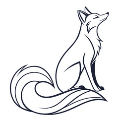 black cat vector illustration