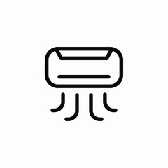 air conditioner icon sign vector