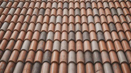 red roof tiles