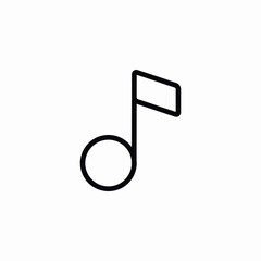 music track icon sign vector