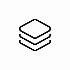 tab stack icon sign vector