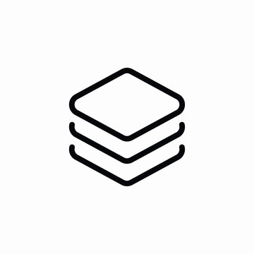 tab stack icon sign vector