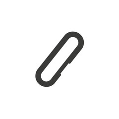 Iconic Metallic Clip Design on White A Versatile Element for Digital Content