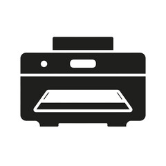 High-Quality Printer Icon Vector Graphic for Printing, Office, and Technology Designs
