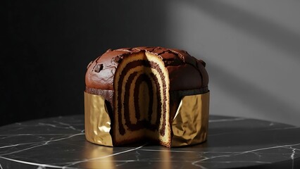  Panettone Chocolate Panettone mockup Gourmet Holiday Panettone Bread
