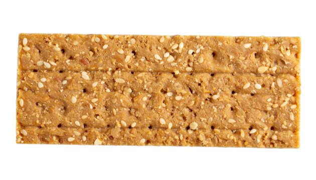 Delicious sesame seed cracker offers a healthy, crunchy snack perfect for any time of day.
