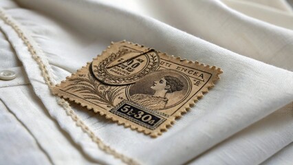 Fototapeta premium wedding rings on a fabric