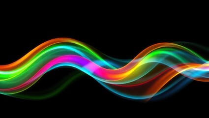 abstract colorful wave background