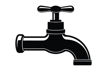 faucet vector icon illustration