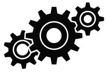 gears vector icon illustration