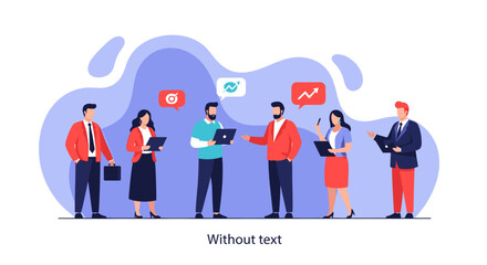 Diverse business team collaborating on a project, ideal for presentations or website banners.