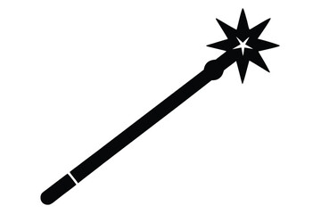 magic wand vector icon illustration