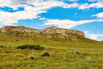 Small Arch in the White Sandstone Cliffs of Agate Fossil Beds National Monument in Nebraska. © LMSwanson