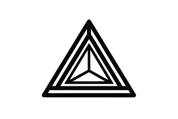 triangle scale vector icon illustration