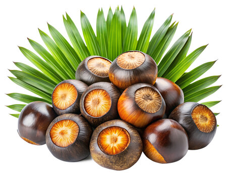 chestnuts  isolated on white background. PNG Transparent file type with high definit