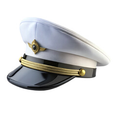 military cap  isolated on white background. PNG Transparent file type with high definition quality And vibrant color grading Available.