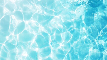 Rippled turquoise water surface