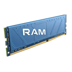 Fototapeta premium Computer memory module isolated on transparent background