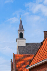 Obraz premium Roman Catholic Saint Nicholas Church (Nicolaaskerk). The present church was built and consecrated in 1847. EDAM, NETHERLANDS.