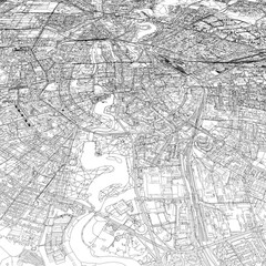 Naklejka premium 3D illustration of city and urban in Minsk Belarus