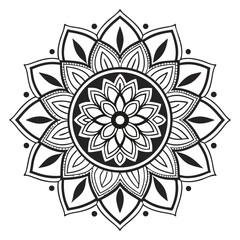 Abstract floral vector design with decorative flower pattern and nature-inspired elements