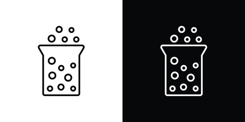 Hard Water icon. linear style sign for mobile concept and web design.