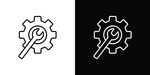 Productivity tools icon. linear style sign for mobile concept and web design.