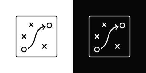 Tactical icon. linear style sign for mobile concept and web design.