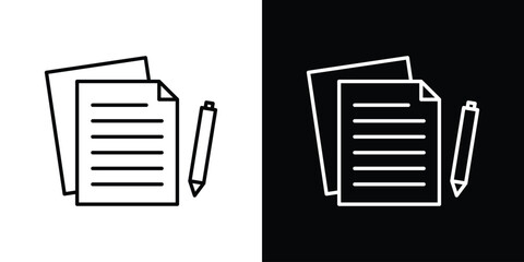 Wills and trusts icon. linear style sign for mobile concept and web design.