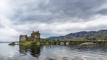 Eilean Donan Castle and Loch Duich, Isle of Skye, Highlands, Scotland, UK