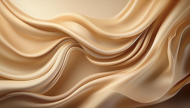 flowing beige fabric background