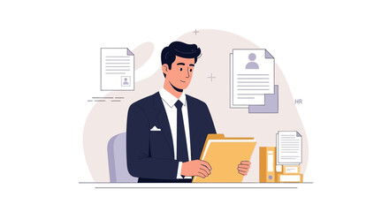 Professional Analyzing Resumes For Job Offer, Evaluating Candidates Profile