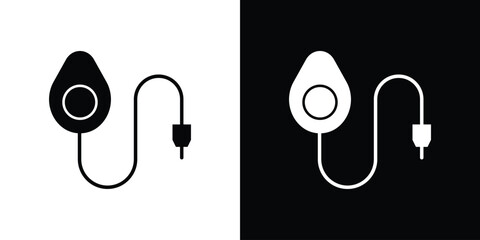 Anesthesia icon elements vector illustration. flat style sign vector.