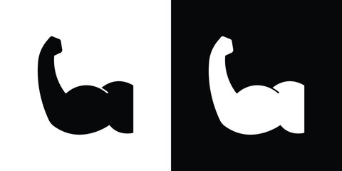 Arm icon elements vector illustration. flat style sign vector.