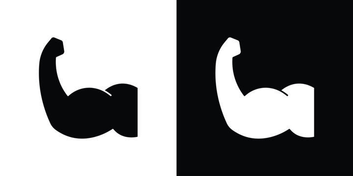 Arm icon elements vector illustration. flat style sign vector.