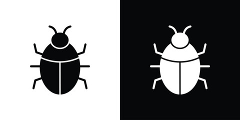 Bedbug icon elements vector illustration. flat style sign vector.