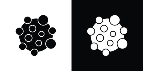 Cancer icon elements vector illustration. flat style sign vector.