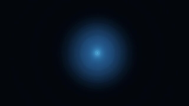 Abstract Blue Radial Light Pulse Emission Loop