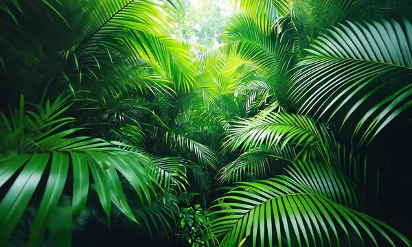 Lush Tropical Foliage